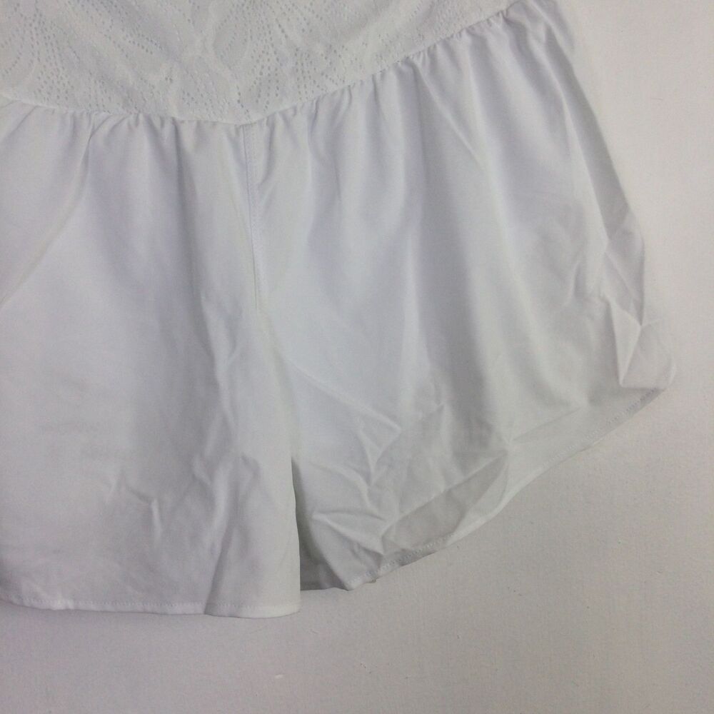 Halara Womens High Waisted Breezeful Shorts Stretch White Size Large NWT - Picture 10 of 11